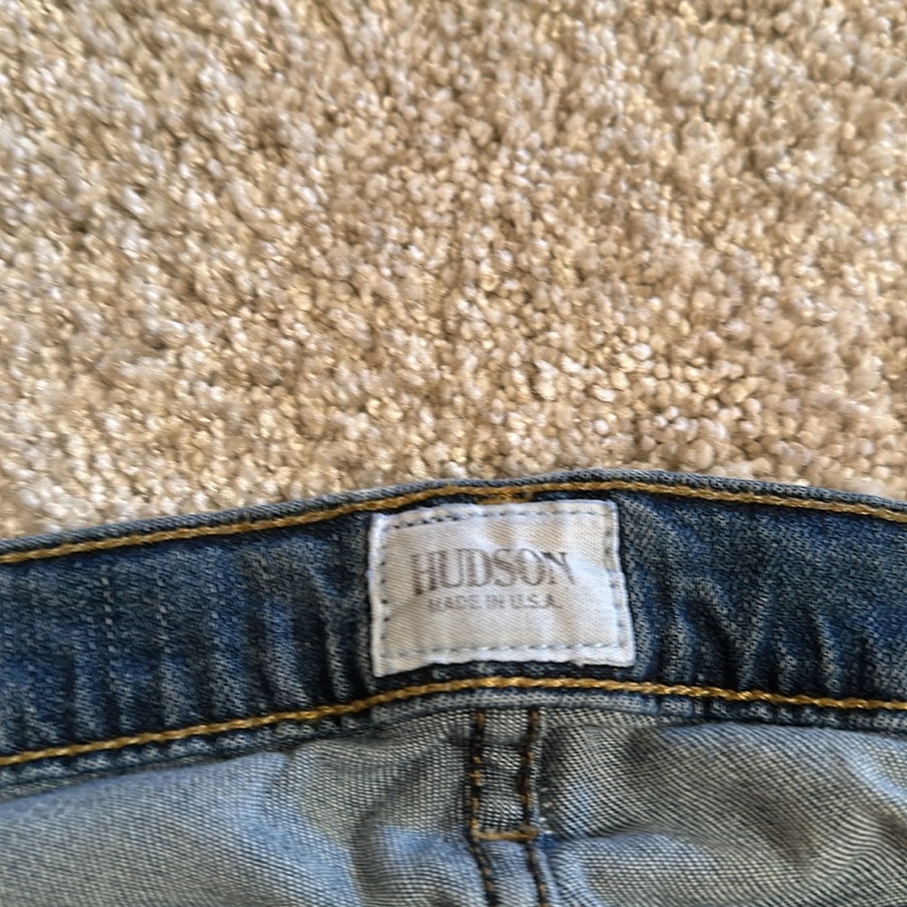 Hudson cropped cuffed jeans - Picture 2 of 4